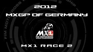 2012 MXGP of Germany - FULL MX1 Race 2 - Motocross