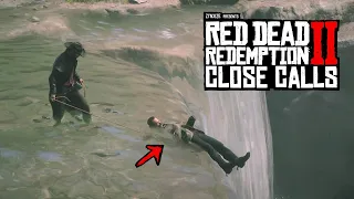 SECONDS From DISASTER in RDR2 #2 (Red Dead Redemption 2 CLOSE CALLS)