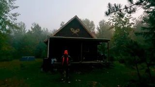 Clearing The Building Site For The New Log Cabin: Minnesota Deer Hunting