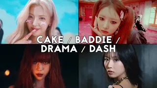 [UPDATED] ITZY/IVE/aespa/NMIXX MVs, but every time they say the title the song changes