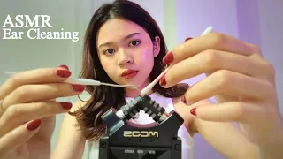 ASMR Deep Ear Cleaning👂แคะหู ลูบผมให้คุณผ่อนคลายที่สุดจนหลับ *NEW MIC*