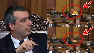 Žmurke u Skupštini - Milivojević se sakrio od Orlića 😂