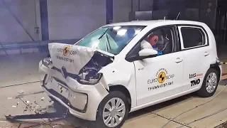 Volkswagen Up!  Crash Tests  2019 Euro NCAP Safety Test VW Up!