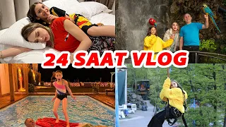 24 SAAT BUNGALOV TATİL VLOG !