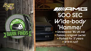 Incredible 80s Barn Find Mercedes AMG Hammer V8 Wide-Body Coupe