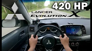 420 HP MITSUBISHI EVO X POV DRIVE (Pure Sounds)