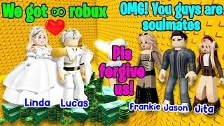 ❤️ TEXT TO SPEECH 💰 Whoever Gets Infinite Robux, They Will Become Soulmates 🍀 Roblox Story