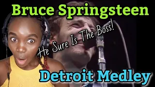 *Unmatched Energy🔥* African Girl First Time Hearing Bruce Springsteen - Detroit Medley (REACTION)