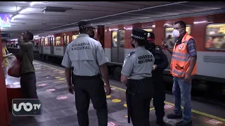 Con 6 mil efectivos, Guardia Nacional vigila las estaciones del Metro CDMX