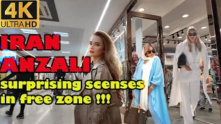 IRAN luxury malls walking tour| bandar anzali free zone