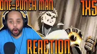 One-Punch Man "The Ultimate Master" Genos vs Saitama!  Ep 1x5 Reaction!!