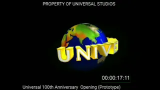 Universal Studios 100th Anniversary Prototype Logo (Early 2012/FOUND/RARE?)