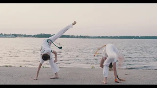 Mulher na Capoeira em Samara 2018. Девушки в капоэйре.