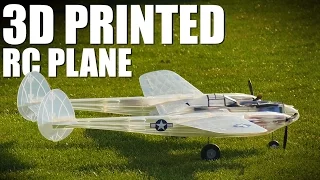 3D Printed Airplane - P 38 Lightning | Flite Test