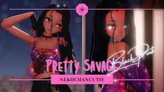 {60fps 1080p} [MMD] BLACKPINK - PRETTY SAVAGE [+Motion]