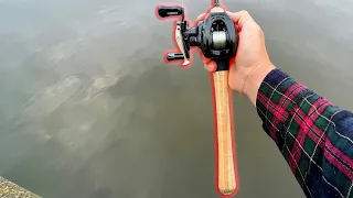 BFS Fishing for BIG Perch! (first time finesse baitcasting)