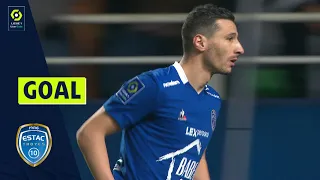 Goal Yoann TOUZGHAR (90' - ESTAC) ESTAC TROYES - OLYMPIQUE DE MARSEILLE (1-1) 21/22