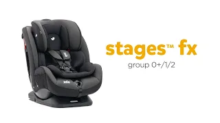 Joie stages™ fx | Group 0+/1/2 Car Seat | Grows from Birth to 7yrs