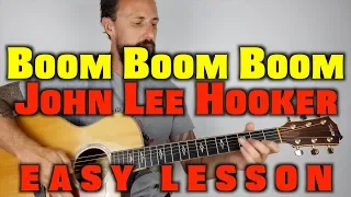 Boom Boom John Lee Hooker Easy Lesson