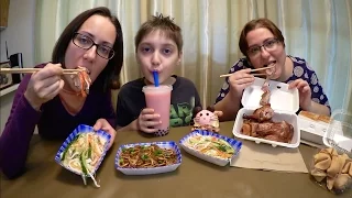 Chinese Food: Pekin Duck, Mousse And Bubble Tea | Gay Family Mukbang (먹방) - Eating Show