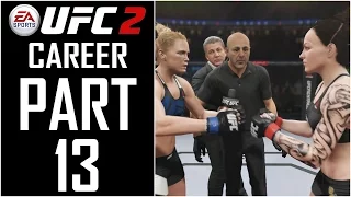 EA Sports UFC 2 - Career (Female) - Let's Play - Part 13 - "Holly Holm Rematch" | DanQ8000