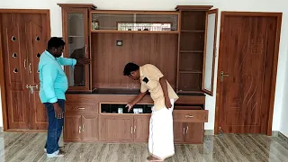 TV showcase model pvc review by carpenter saravanan