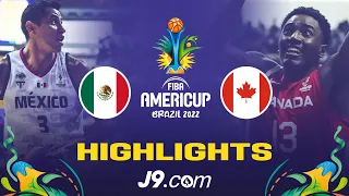 Mexico 🇲🇽 - Canada 🇨🇦 | Game Highlights - FIBA #AmeriCup 2022