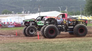 The Bloomsburg 4 Wheel Jamboree Monster Truck Racing: Snake Bite vs Master of Disaster