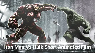 Iron Man Vs Hulk Short Animated Film | Iron Man Gamma Protocol | Foreigners Reaction Mash-up.