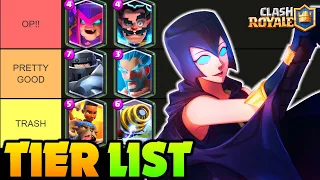 Ranking Every LEGENDARY Card In A Tier List!! | Clash Royale Tier List 2021