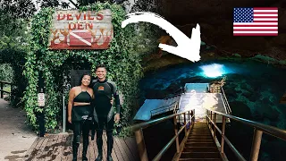 We Went Scuba Diving in a Cave at Devil's Den Florida! 😱