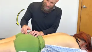 Chiropractor FINDS Her BACK Pain!