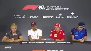 Sarcastic Kimi talks about willing to race | F1 Singapore GP 2018