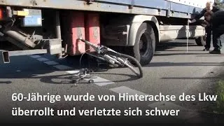 60-jährige Radfahrerin in Alfhausen von Lkw überrollt