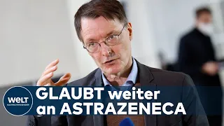 CORONA-IMPFVERTRAUEN: Lauterbach sieht kein grundsätzliches Problem mit AstraZeneca | WELT Interview