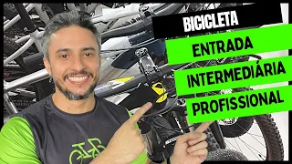 DIFERENÇA ENTRE BIKE DE ENTRADA, INTERMEDIÁRIA E ALTA PERFORMANCE.