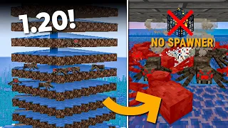 Best Spider Farm Without Spawner for Minecraft 1.20