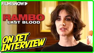 RAMBO: LAST BLOOD | Paz Vega "Carmen Delgado" On-set Interview