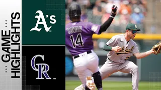 A's vs. Rockies Game Highlights (7/30/23) | MLB Highlights