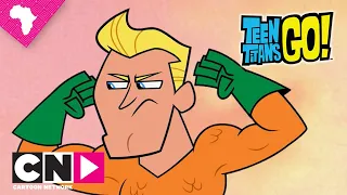 Teen Titans Go! | Aquaman Vs Black Manta | Cartoon Network Africa