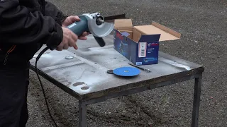 Bosch GWS 880 kulmahiomakone / angle grinder& Pferd Combiclick + Victograin disc 27.10.2021