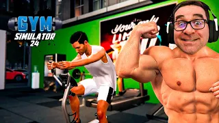 GYM SIMULATOR 24 #7 | O GINÁSIO ESTÁ A BOMBAR