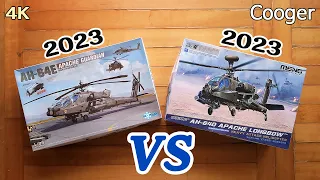 Which one would you like? Takom AH-64E (2023) vs Meng AH-64D (2023)