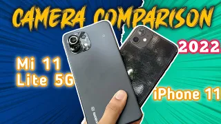 Mi 11 lite 5g vs iPhone 11 Camera Comparison Test 2022