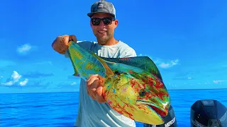 Deep Sea Dolphin! | Mahi Mahi Catch Clean Cook!