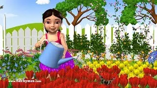 Mary Mary Quite Contrary - 3D Animation English Nursery Rhyme for Children