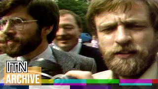 Jeremy Corbyn Hosts Gerry Adams During Controversial Visit to London (1983)