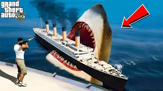 Giant Megalodon attack and Destroys LOS SANTOS in GTA 5|| End of Gta 5 || Gta 5 Tamil