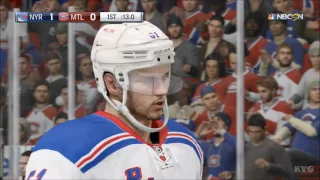 NHL 17 - New York Rangers vs Montreal Canadiens | Gameplay (HD) [1080p60FPS]