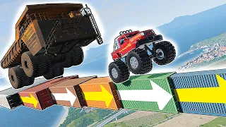 Which Car can pass the Tapering Platform test - BeamNG Drive